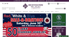 Desktop Screenshot of huntingtonfinejewelers.com